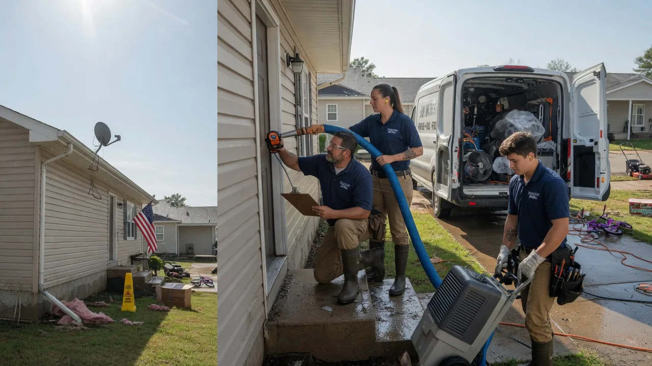 Ceiling Water Damage Restoration in Ennis, MT near me